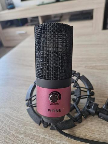 Fifine gaming microfoon met plopkap vibratie demper beschikbaar voor biedingen