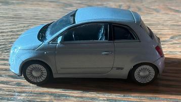 Zilvermetallic Fiat 500 Welly Auto beschikbaar voor biedingen