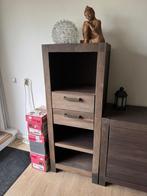 Henders & Hazel hoge kast / boekenkast, Huis en Inrichting, Kasten | Boekenkasten, Ophalen, Eikenhout, 50 tot 100 cm, Zo goed als nieuw