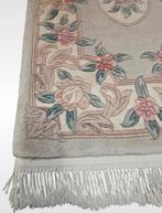 Handmade nieuw Aubusson tapijt beige roses 61x106cm, 100 tot 150 cm, ., Nieuw, Aubusson romantic China