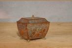 Antiek koperen doosje – P&S Dijkstra Sneek – Art Deco –, Ophalen of Verzenden