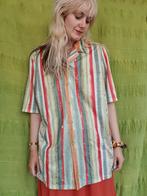 Vintage blouse / shirt - print - Jaren 90- maat 48, Kleding | Dames, Blouses en Tunieken, Maat 46/48 (XL) of groter, Ophalen of Verzenden