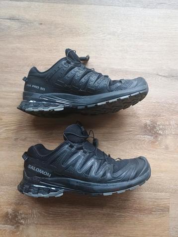 Zwarte Salomon XA Pro 3D V9 trailrun schoenen maat 42 2/3 beschikbaar voor biedingen
