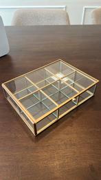 Theedoos goud glas, Ophalen, Zo goed als nieuw