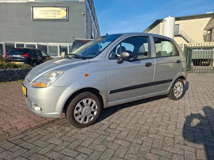 Chevrolet Matiz 0.8 2006 Grijs 5 deurs, Auto's, Chevrolet, Bedrijf, Matiz, ABS, Airbags, Airconditioning, Centrale vergrendeling