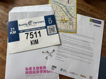 Startbewijs Leiden 1/2 marathon beschikbaar voor biedingen