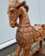 Hobbelpaard Handgemaakt Hardhout XL, Antiek en Kunst, Ophalen of Verzenden