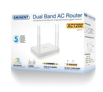 Gigabit Dual Band AC1200 Router beschikbaar voor biedingen