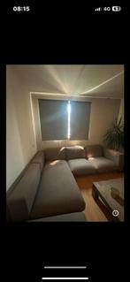 Hoekbank in L-opstelling met extra een losse poef, Huis en Inrichting, Ophalen, Zo goed als nieuw