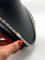 X624 Prachtige zilveren ketting robuust 60 cm | 49 gram, Ophalen of Verzenden, X, Zilver, Zilver