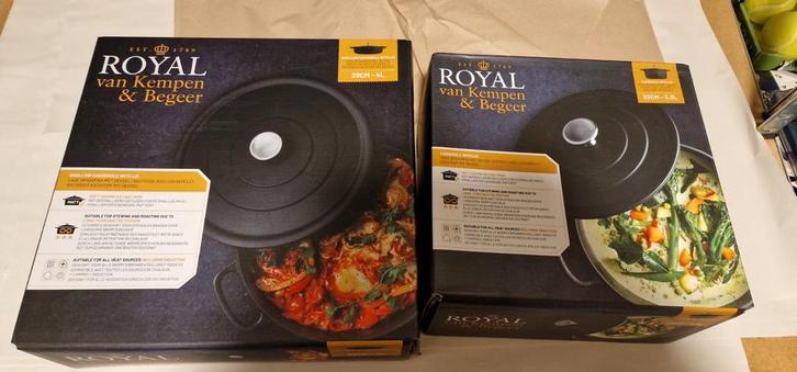 Ah royal van kempen en begeer braadpan braad pan pannenset, Huis en Inrichting, Keuken | Potten en Pannen, Nieuw, Koekenpan of Braadpan