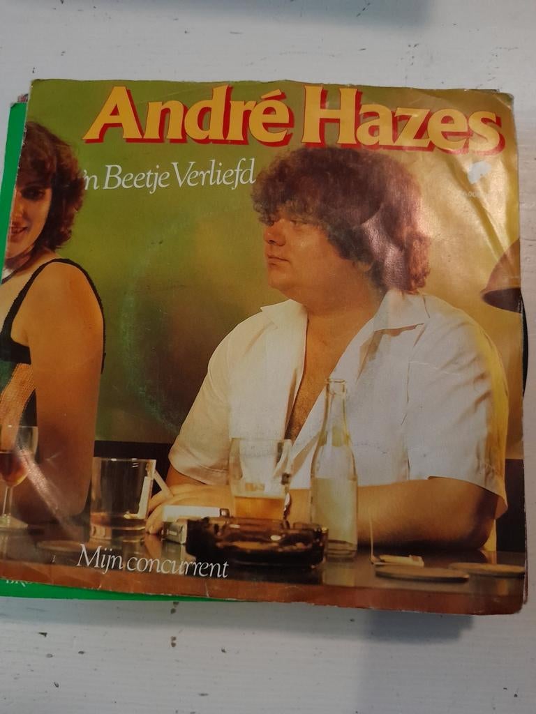 Andre hazes 7inch, n, beetje verliefd, Cd's en Dvd's, Vinyl Singles, Ophalen of Verzenden, Zo goed als nieuw, Nederlandstalig