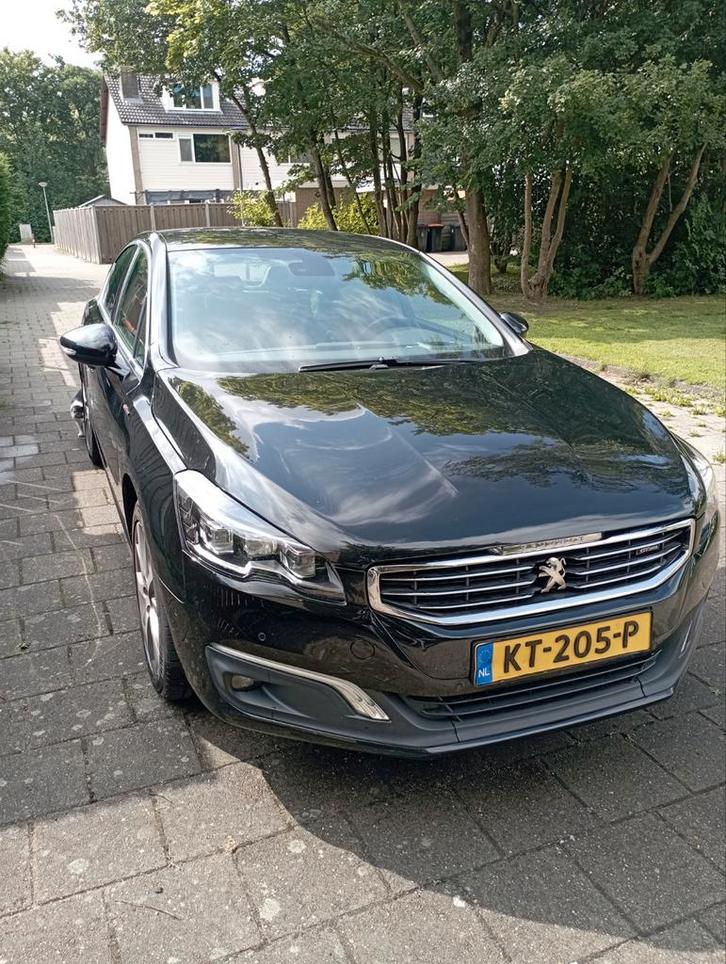 Peugeot 508 1.6 GT-line165pk THP 2016 Zwart, Auto's, Peugeot, Particulier, Benzine, B, Sedan, Handgeschakeld, Origineel Nederlands