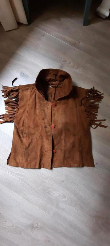 Bodywarmer/ Gilet/ Suède/ Carnaval beschikbaar voor biedingen