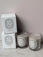 DIPTYQUE Candle Feu de Bois 35 gr 2 stuks, Huis en Inrichting, Ophalen of Verzenden, Nieuw, Overige materialen, Minder dan 25 cm