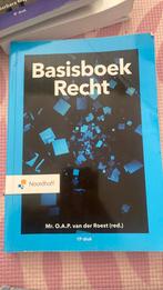 Basisboek recht, Ophalen of Verzenden, Zo goed als nieuw