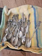 Set van 25 verzilverde lepeltjes, Antiek en Kunst, Ophalen of Verzenden