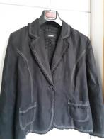 Zwart Rosner Jasje , colbert, blazer. Maat  L 42 - 44 linnen, Zwart, Maat 42/44 (L), Ophalen of Verzenden, Zo goed als nieuw