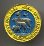 100 Jaar dierenbescherming 1864-1964 broche ( N_038 ), Verzamelen, Speldjes, Pins en Buttons, Verzenden, Zo goed als nieuw, Transport