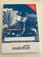 Strafrecht Keuzedeel, Ophalen of Verzenden, Zo goed als nieuw, Boom