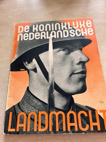 Boek - De Koninklijke Nederlandsche landmacht (1938) beschikbaar voor biedingen