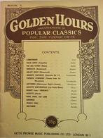 Golden Hours. Melodies from the Overtures. Piano deel 8 & 9., Muziek en Instrumenten, Ophalen of Verzenden, Zo goed als nieuw