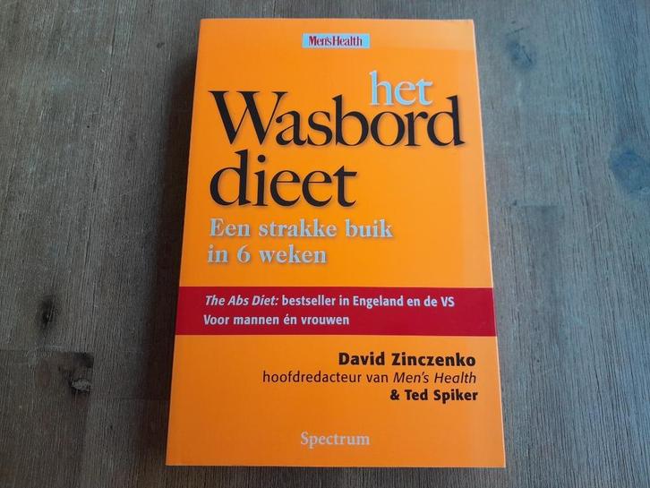David Zinczenko/ Het wasbord dieet, Boeken, Gezondheid, Dieet en Voeding, Zo goed als nieuw, Ophalen of Verzenden