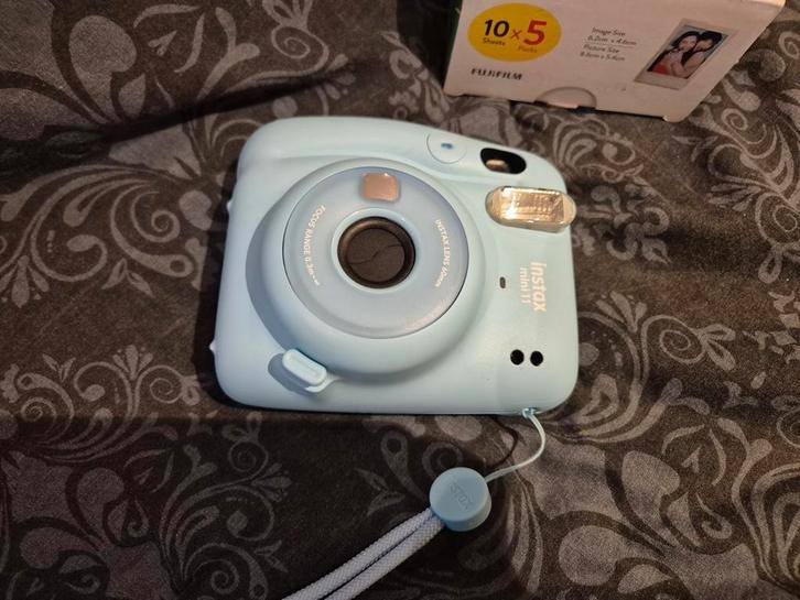 Fujifilm Instax Mini 11 incl tasje en fotopapier, Audio, Tv en Foto, Fotocamera's Digitaal, Zo goed als nieuw, Fuji, Geen optische zoom