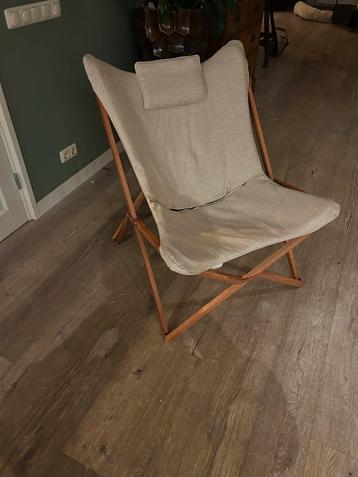 Nieuwe Bo-Camp Urban Outdoor Relaxstoel Beige beschikbaar voor biedingen