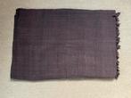 Nieuwe donkerbruine katoenen grand foulard 250x375, Bruin, Nieuw, Ophalen of Verzenden, 200 cm of meer