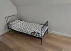 Meegroei bed ikea zwart, Huis en Inrichting, Eenpersoons, Zwart, Ophalen of Verzenden, Zo goed als nieuw