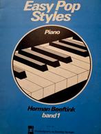 Easy Pop Styles Piano - Herman Beeftink, Gebruikt, Ophalen of Verzenden, Thema, Piano