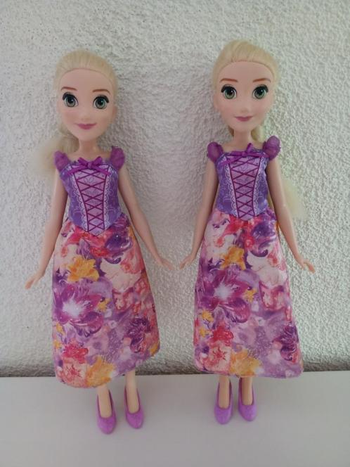 2 x Disney Princess - Royal Shimmer RAPUNZEL, Kinderen en Baby's, Speelgoed | Poppen, Gebruikt, Overige typen, Ophalen of Verzenden