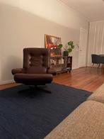 möbel fauteuil (leer), Ophalen, Gebruikt, Vintage, 50 tot 75 cm