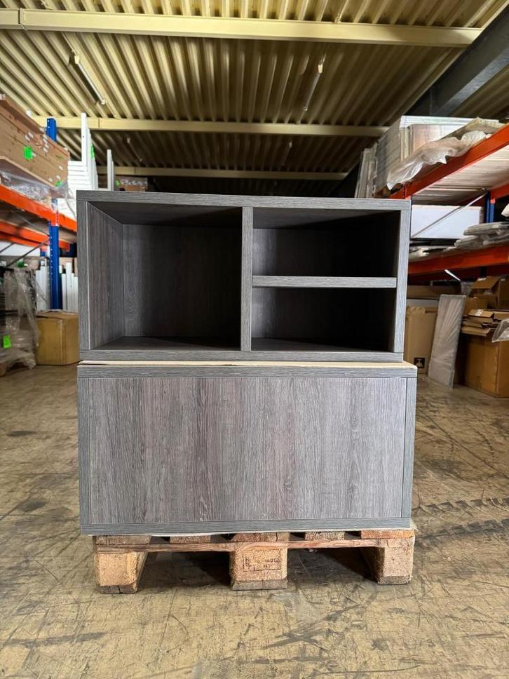 Luxe Logan Eikenhout  TV-Meubel – 80x40x40cm - 2 Beschikbaar, Huis en Inrichting, Kasten | Televisiemeubels, Gebruikt, Minder dan 100 cm