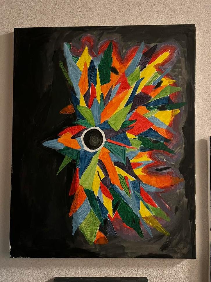 Fine Art Print “Awakening Bird” (40x50 cm), Antiek en Kunst, Kunst | Schilderijen | Abstract, Verzenden