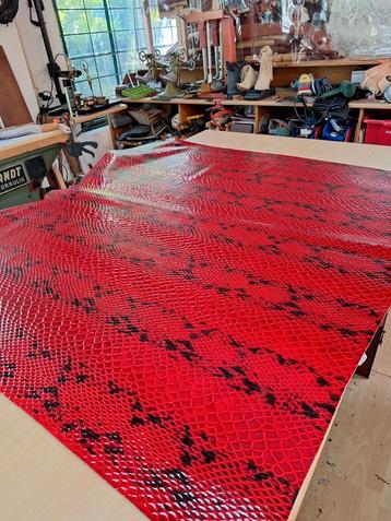 Python runderprent leer, AA KWALITEIT  beschikbaar voor biedingen