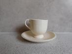 Espresso Kop en schotel Edme Wedgwood, Ophalen of Verzenden, Zo goed als nieuw, Wedgwood, Kop(pen) en/of Schotel(s)