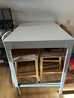 Ikea bartafel met stoelen, Ophalen, Zo goed als nieuw