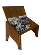 Vintage tijdschriftenrek platenhouder LP platen bak design, Huis en Inrichting, Gebruikt, Vintage, Vintage, Vintage