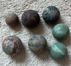 7 natuurstenen bollen / zie advertentie, Ophalen, Mineraal