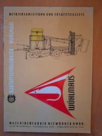 handleiding en onderdelenboek Wuhlmaus aardappel rooier, Ophalen of Verzenden, Gelezen, Tractor en Landbouw