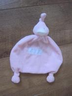 BAMBAM superzacht roze-wit pluche knuffeldoek eend kopje, Kinderen en Baby's, Speelgoed | Knuffels en Pluche, Ophalen of Verzenden