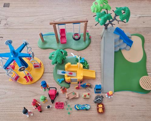 Playmobil Speeltuin Set (nr. 5024) - met leuke speeltoestell, Kinderen en Baby's, Speelgoed | Playmobil, Zo goed als nieuw, Complete set
