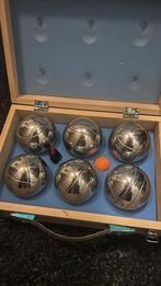 Jeu de boules in mooie houten kist, Hobby en Vrije tijd, Gezelschapsspellen | Overige, Ophalen, Zo goed als nieuw