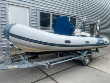 YAM 550 R ribboot & TRAILER hypalon! beschikbaar voor biedingen