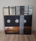 Abstract schilderij 80x80cm, Antiek en Kunst, Ophalen of Verzenden