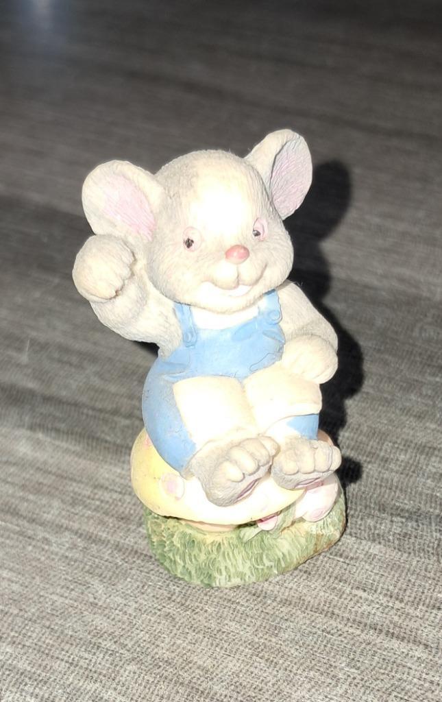 5 leuke muizen beeldjes, Verzamelen, Beelden en Beeldjes, Zo goed als nieuw, Dier, Ophalen of Verzenden