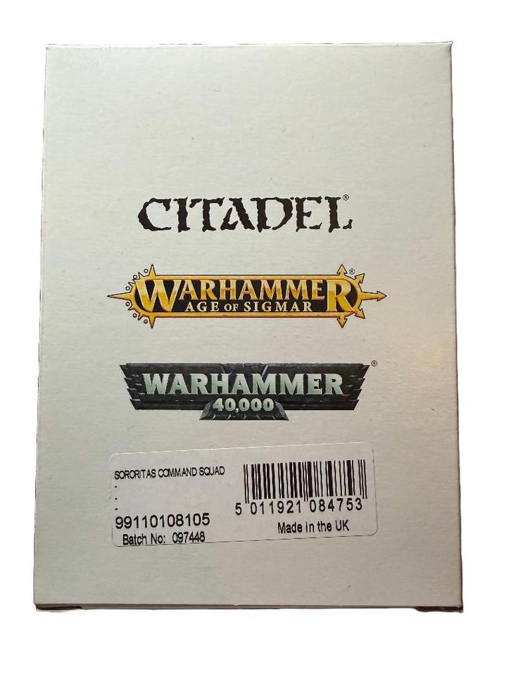 Warhammer 40K Adepta Sororitas Command Squad, Hobby en Vrije tijd, Wargaming, Zo goed als nieuw, Warhammer, Ophalen of Verzenden