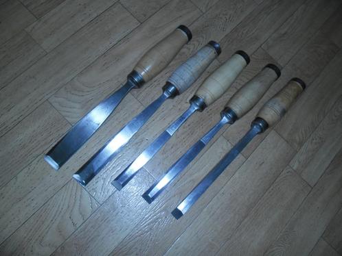 Oude Set(Nooitgedagt hak Beitels)Rondjaren60Bergstaal zweden, Antiek en Kunst, Antiek | Gereedschap en Instrumenten, Verzenden
